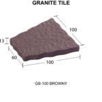 GB-100 สีบราวนี่