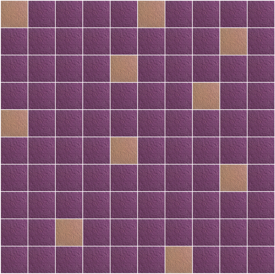 GraniteTile 1600x1600mm. GF-606 6x6in Browny(บราวนี่)90%+ New Gold(นิวโกลด์)10%