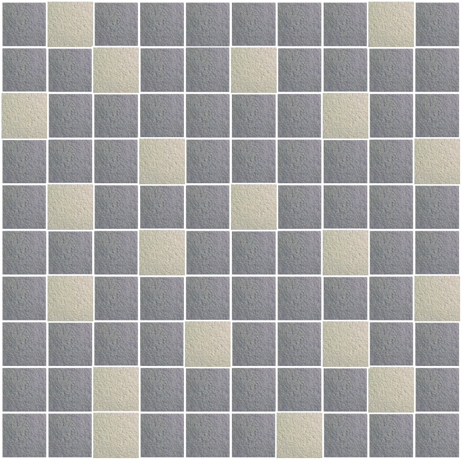 GraniteTile 1600x1600mm. GF-606 6x6in Grey Leaden(เทาเข้ม)80%+White Champage(ธรรมชาตื)20 %