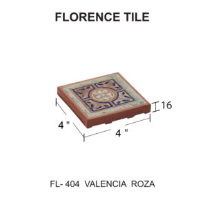 FL- 404 ลายวาเลนเซีย สีโรซ่า